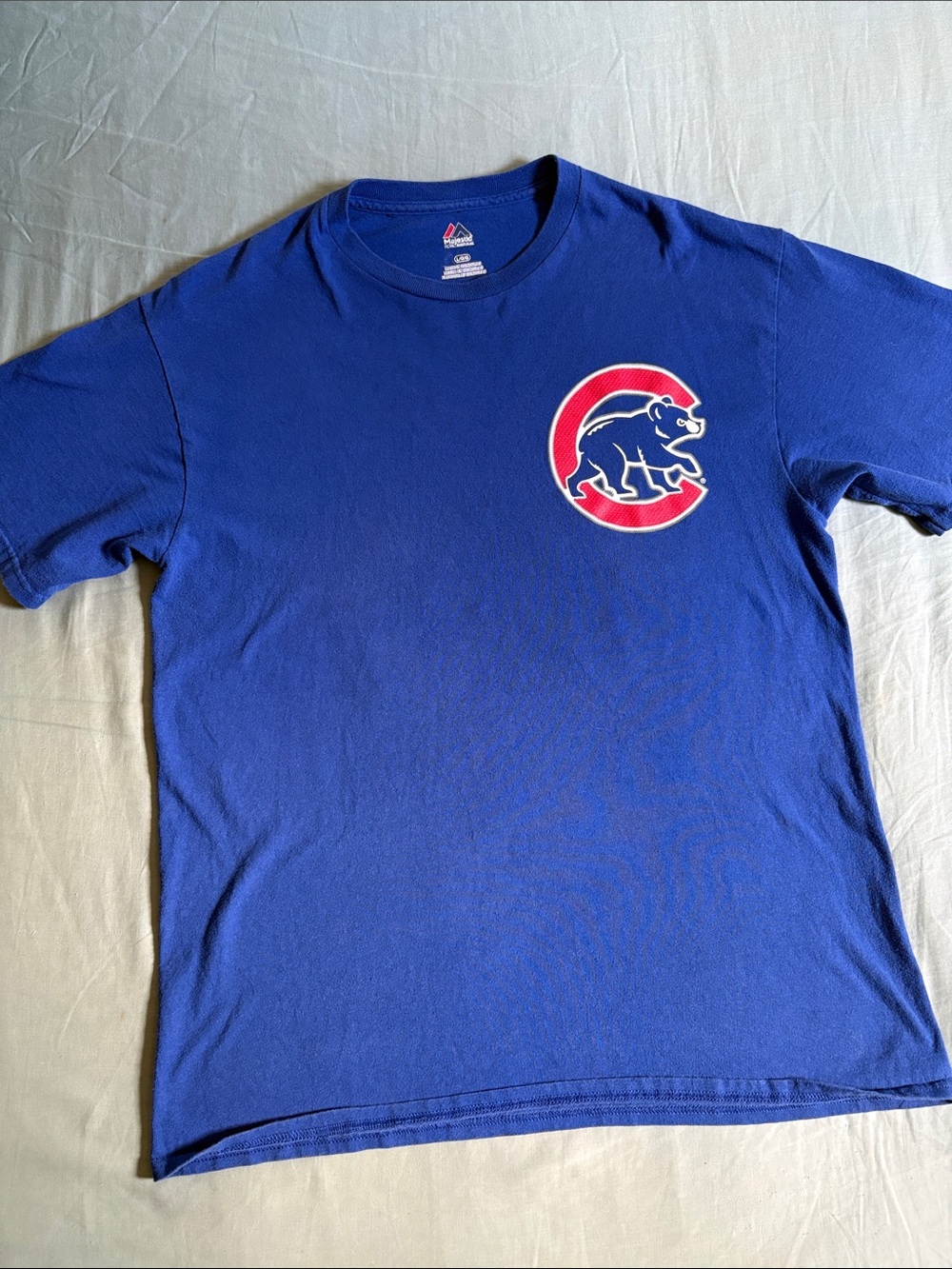 Aroldis Chapman Majestic Royal Blue Chicago Cubs Short Sleeve Tee